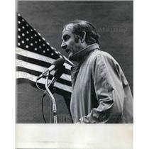 1972 Press Photo Sen.George McGovern presidential campaign visit in Cleveland