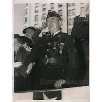1937 Press Photo National Commander Harry Colmery at the American Legion Parade