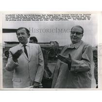 1962 Press Photo German Foreign Minister Heinrich Von Brentano Wilhelm G Grewe