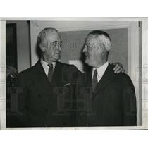 1935 Press Photo Edward Starling Secret Service Head & Retiring Richard Jervis