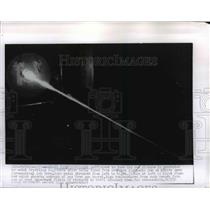 1956 Press Photo Light Fired From New Ames Light-Gas Gun