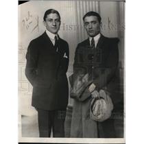 1923 Press Photo George Pteriotis & Joseph Sakelos out of jail fraud sentence