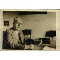 1924 Press Photo Rep CC Dowell of Iowa at his desk  - nee16437