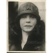 1925 Press Photo A photo of Jim Kendall's wife who was convicted of robbery