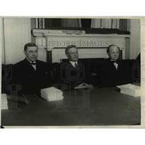 1924 Press Photo Attorneys Atlee Pomerene, Irvine Lenroot, Owen J. Roberts