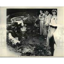 1944 Press Photo Two Die in Collision at Intersection - nee29969