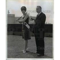 1966 Press Photo Miss Cleveland Janice Golub and John Nagy - nee31929