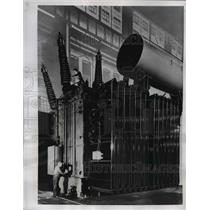 1956 Press Photo Power Transformer completed at Canadian Westinghouse