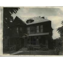 1924 Press Photo Davis' Wife's Former Home - nee34801