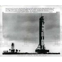 1969 Press Photo Cape Kennedy Fla Apollo 12 is rolled out at Cape Kennedy.