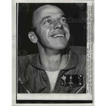 1951 Press Photo Commander Alan Shepard looks pleased in photo - nee51313