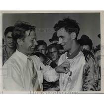 1959 Press Photo Cleveland Joe Scott won National AAU Decathalon Championships.