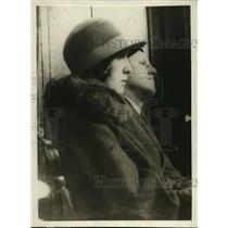 1925 Press Photo Mr.and Mrs.Hayley Morris charged with conspiracy in England.