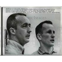 1965 Press Photo Astronaut James McDivitt and Edward White during training.