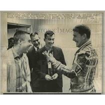 1965 Press Photo Astronauts Grissom, Young, Schirra & Stayton to Suit Up