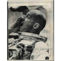 1966 Press Photo Astronaut Tom Stafford ready for Gemini 9 launch exercise