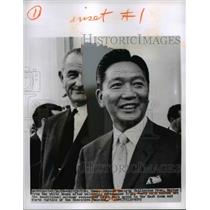 1966 Press Photo Pres. Johnson, Philippine Pres.Marcos at White House