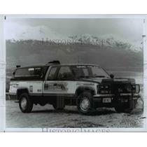 1987 Press Photo The GMC Sierra K3500 extended cab pickup truck - cva79909