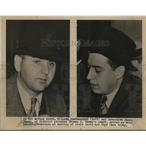 1939 Press Photo Lt William Grafenecker & Detective James Dwyer - nee77490