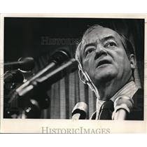 1972 Press Photo U.S.Senator Hubert Humphrey - cva99516