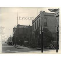 1934 Press Photo Ninth Precinct Cleveland Police Station - cva96839