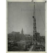 1937 Press Photo The Central Police Station radio tower - cva85084