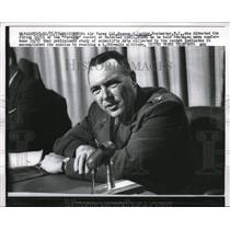 1957 Press Photo Air Force Col Eugene Lavier directed rocket Farside tests