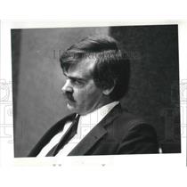1986 Press Photo Councilman Philip G. Duke at Medina council meeting - cva10084