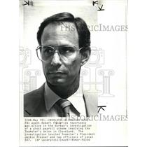 1986 Press Photo Robert S. Friedrick FBI Agent - cva14181