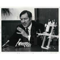 1988 Press Photo Dr. Andrew J. Stofan, Former Director of NASA Lewis Research