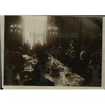 1919 Press Photo President Wilson attends dinner given by French Senate