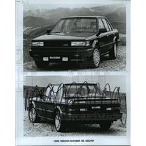 1984 Press Photo 1985 Nissan Maxima SE Sedan - cvb74191