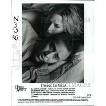 1996 Press Photo Nicolas Cage and Elisabeth Shue-Leaving Las Vegas movie