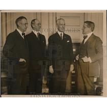 1920 Press Photo Leaders of the Leonard Woof Presidential Committee meet