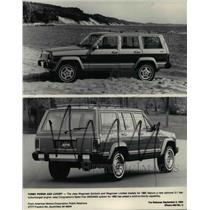1984 Press Photo The 1985 AMC Jeep Wagooneer - cvb67825