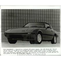 1984 Press Photo Mazda Rx GSl-Se - cvb68284