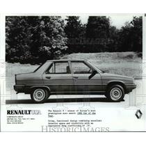 1982 Press Photo The Renault 9 automobile, winner of 1982 Car of the Year