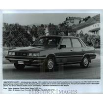 1985 Press Photo 1984 Toyota Camry automobile - cvb69020