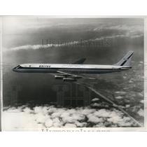 1968 Press Photo Seaboard World Airways Douglas DC-8 Plane Intercepted by Russia