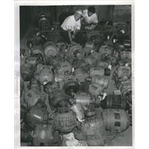1955 Press Photo Engine Machine Energy Motion Motor