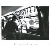 1994 Press Photo Interactive exhibits inside the Boeing