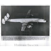 1960 Press Photo Super Constellation Plane Avianca