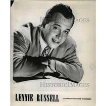 Press Photo Lennie Russell - orp24032