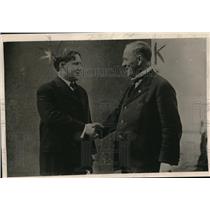 1919 Press Photo Governors William P Hobby of Texas & JBA Robertson of Oklahoma