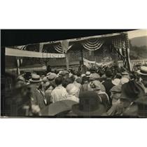 1924 Press Photo W VA Governor EF Morgan at speech at Union Ceremony - nep00493
