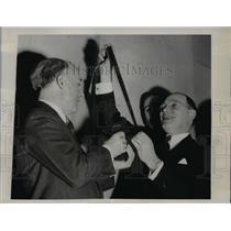 1940 Press Photo Frank J Wilson Secret Service chief & Asst Chief JE Murphy