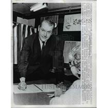 1966 Press Photo Howard Morgan Democratic candidate for US Senator in OR