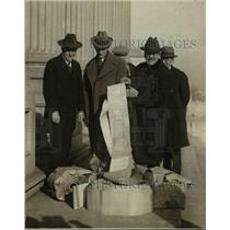1924 Press Photo Rep George Darrow of Pa, Speaker Gillette, CF Jenkins