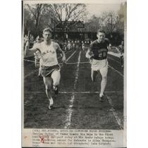 1948 Press Photo Charley Parker, Alan Thompson in 440-Yard in Drake Relays