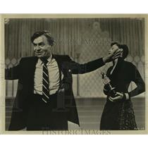 1954 Press Photo Actor James Mason, Judy Garland in "A Star Is Born" - lfx04147